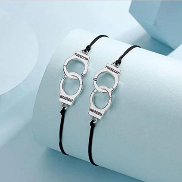 Partner in Crime Bracelets - 2pc Set - Picture 3 of 6